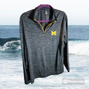 Colosseum Michigan 1/4 Zip Pullover Size S